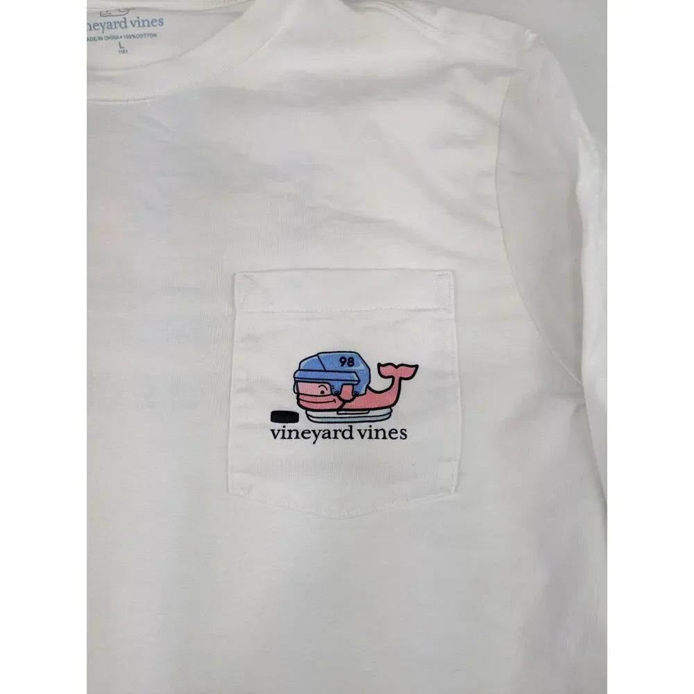 Vineyard Vines LS Hockey Shirt - Youth L (16)